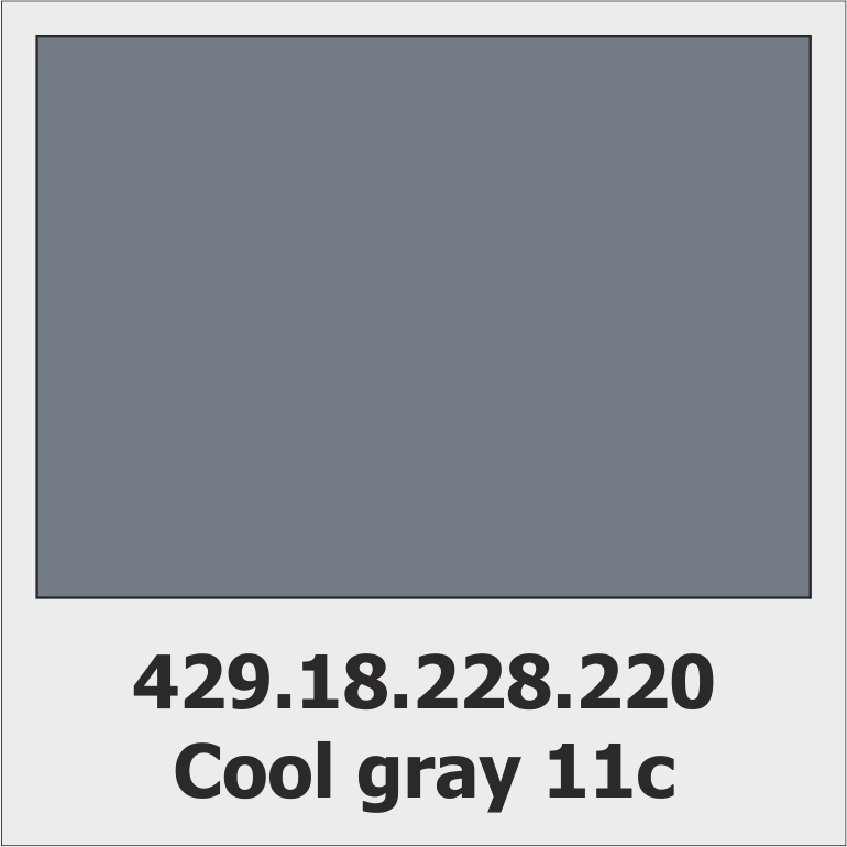 Ocean 429.18.228.220 cool gray, Pantone 