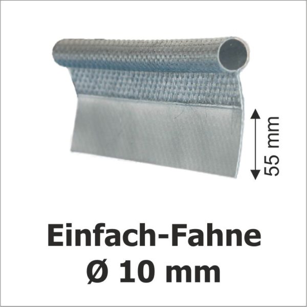 Keder Einfach-Fahne 10 mm